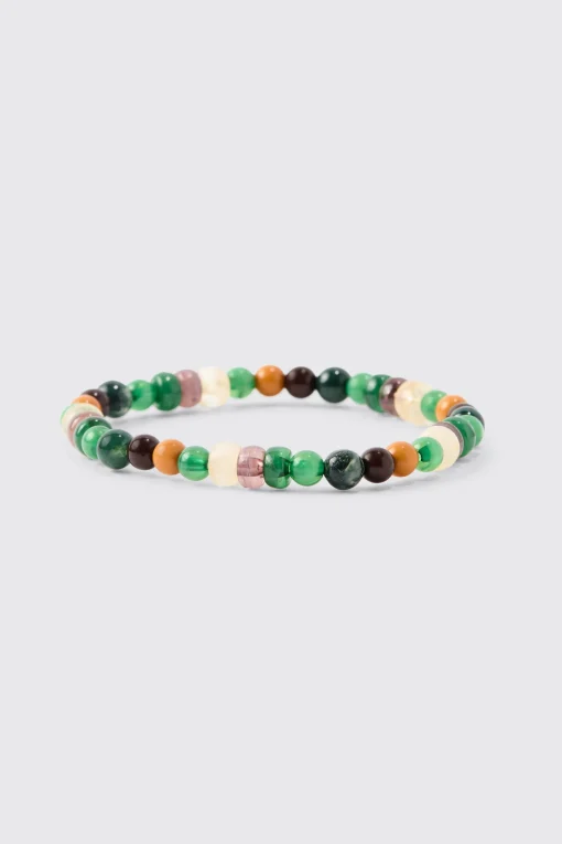 boohooMAN 3 Pack Beaded Bracelets | UK| Jewellery & Watches