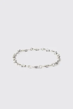 boohooMAN 3 Pack Cross Pendant Bracelets | UK| Jewellery & Watches
