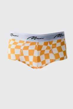 boohooMAN 2 Pack Man Check Briefs | UK| Underwear & Socks|Underwear & Socks