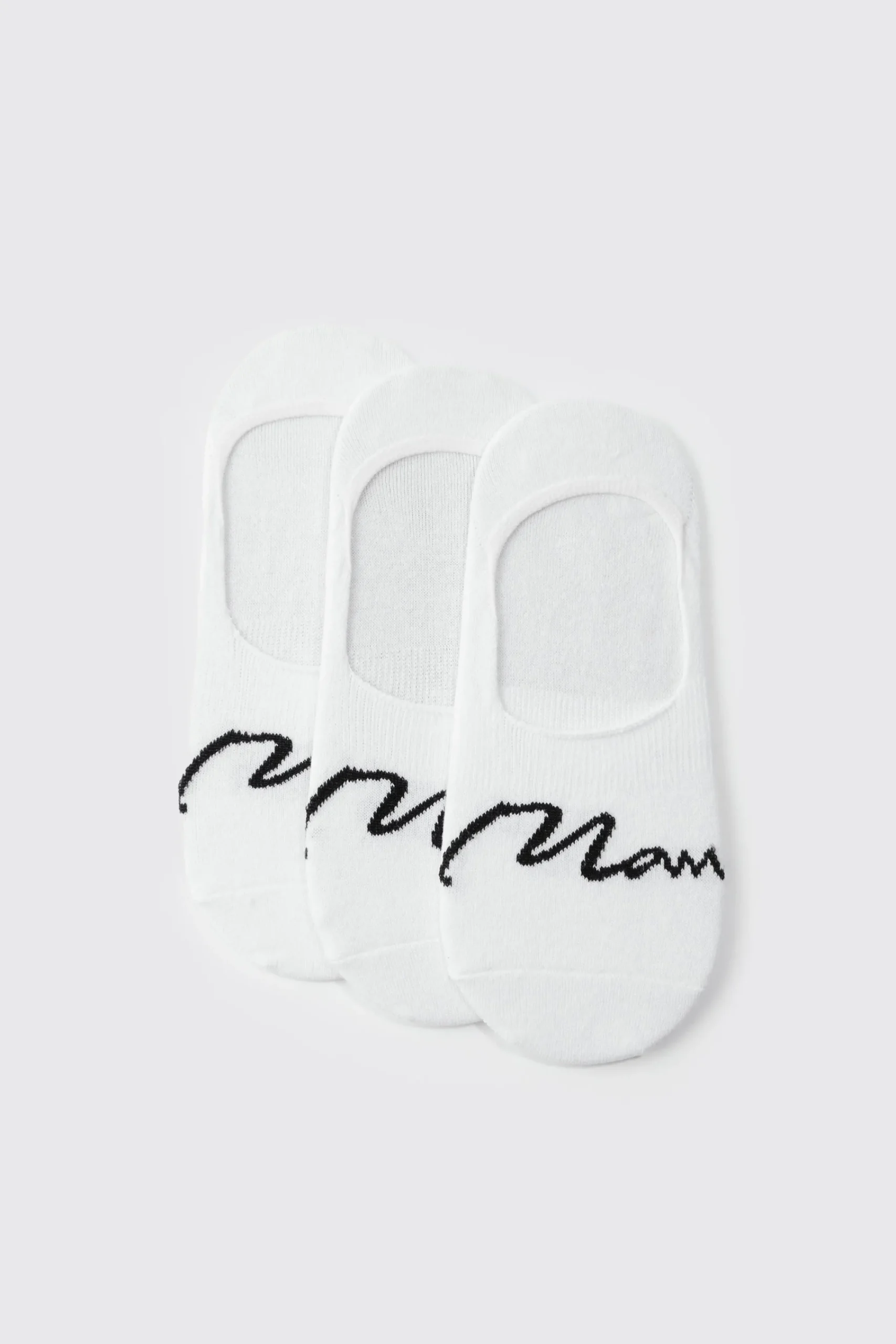 boohooMAN 3 Pack Man Signature Invisible Socks | UK| Underwear & Socks|Underwear & Socks