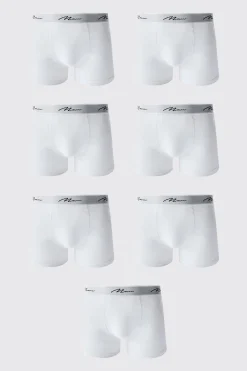 boohooMAN 7 Pack Man Signature Trunks | UK| Underwear & Socks|Underwear & Socks