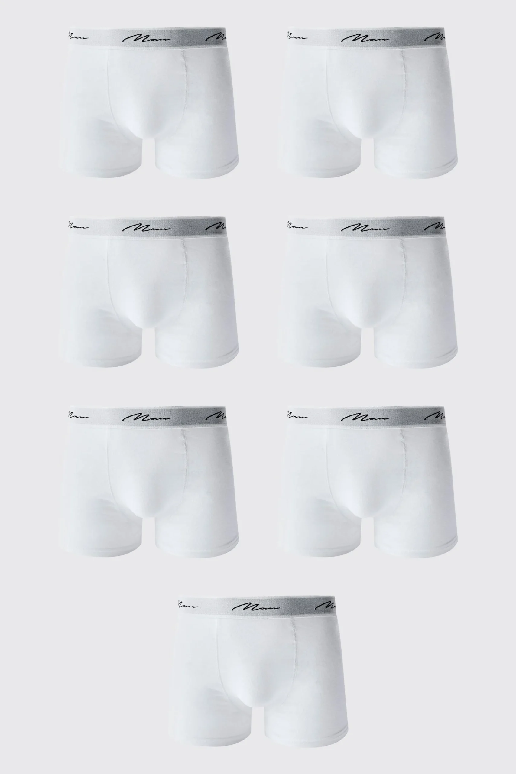 boohooMAN 7 Pack Man Signature Trunks | UK| Underwear & Socks|Underwear & Socks