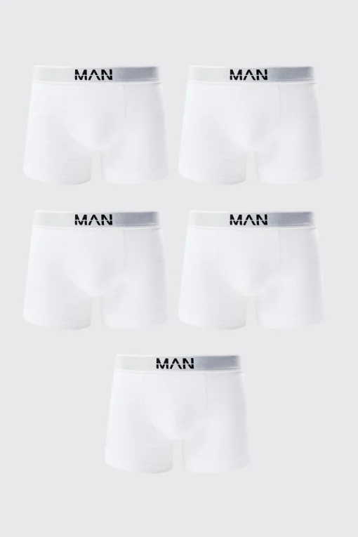 boohooMAN 5 Pack Man Trunks | UK| Underwear & Socks|Underwear & Socks