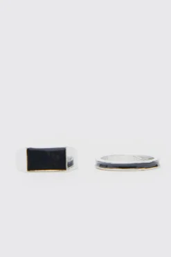 boohooMAN 2 Pack Rings | UK| Jewellery & Watches