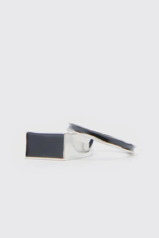 boohooMAN 2 Pack Rings | UK| Jewellery & Watches