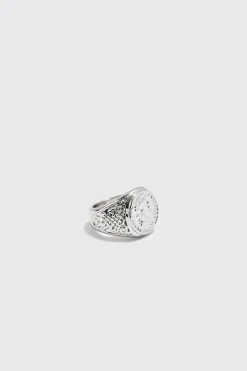 boohooMAN 2 Pack Signet Rings In | UK| Jewellery & Watches