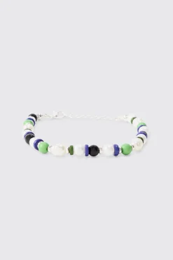boohooMAN 5 Pack Star Mixed Bead Bracelets | UK| Jewellery & Watches