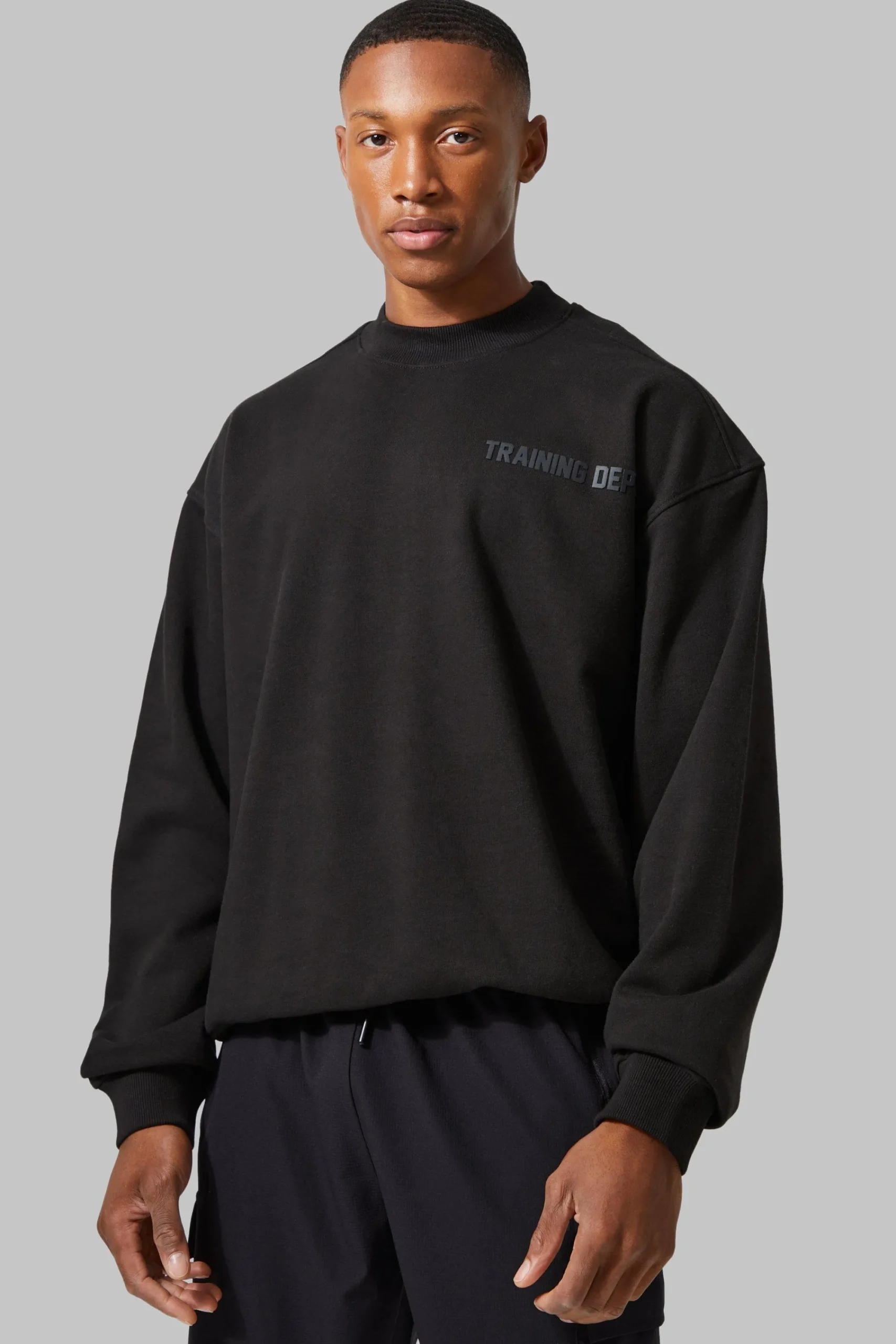 boohooMAN Active Boxy Training Dept Sweatshirt | UK| Hoodies & Sweatshirts