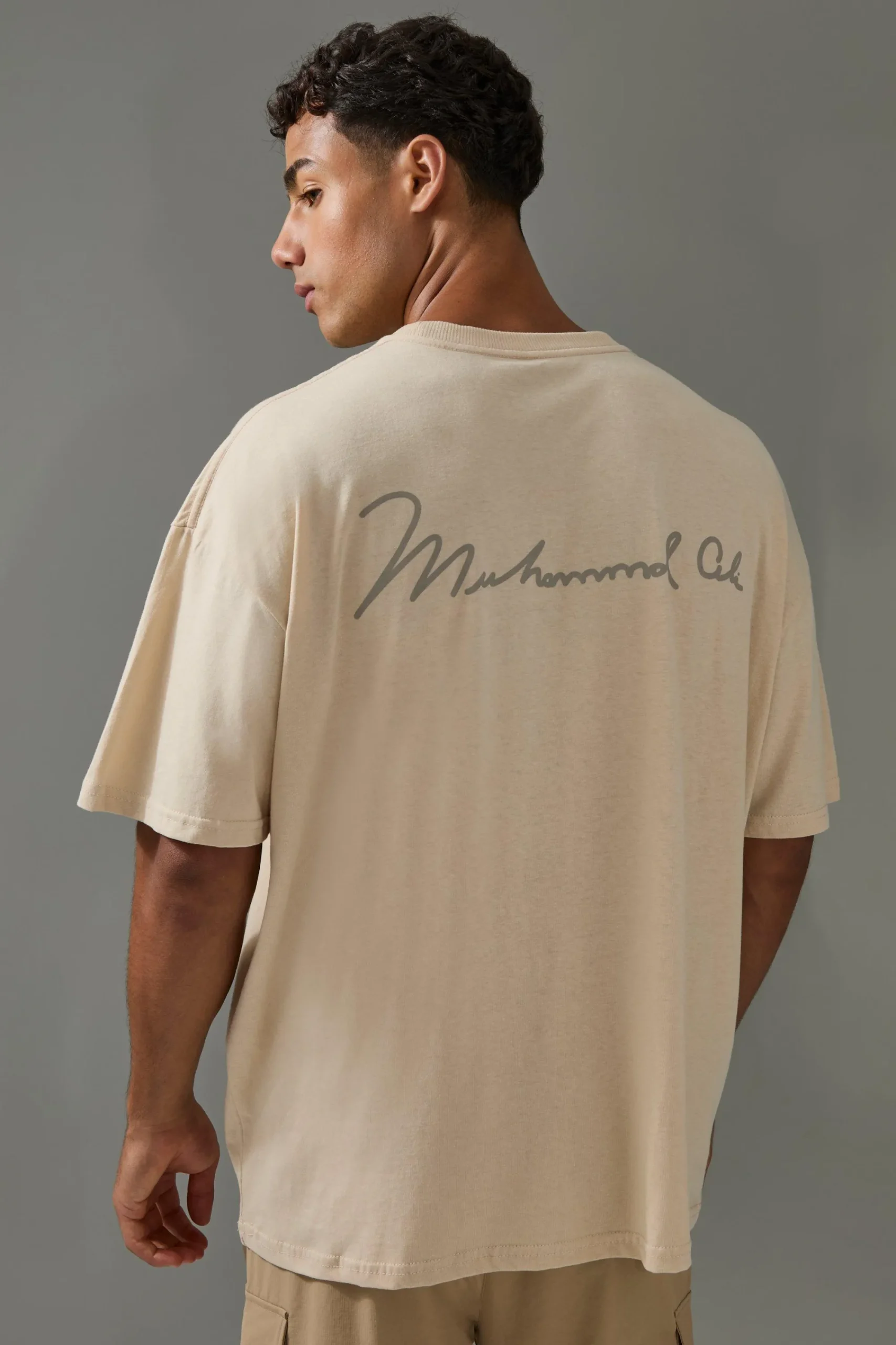 Active Oversized Muhammad Ali Count The Days License T-shirt | UK^boohooMAN Sale