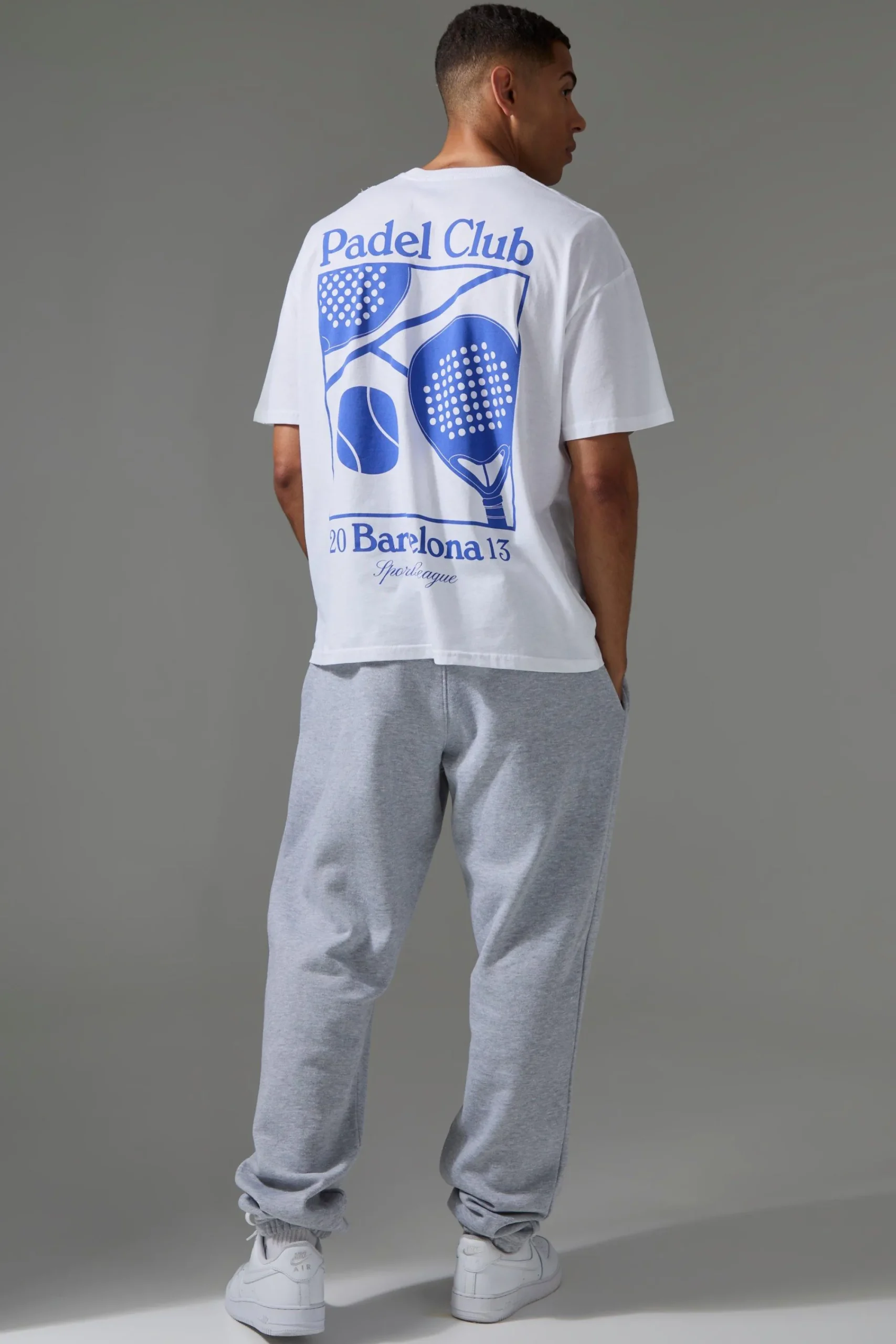 Active Oversized Padel Club Sports League T-shirt | UK^boohooMAN