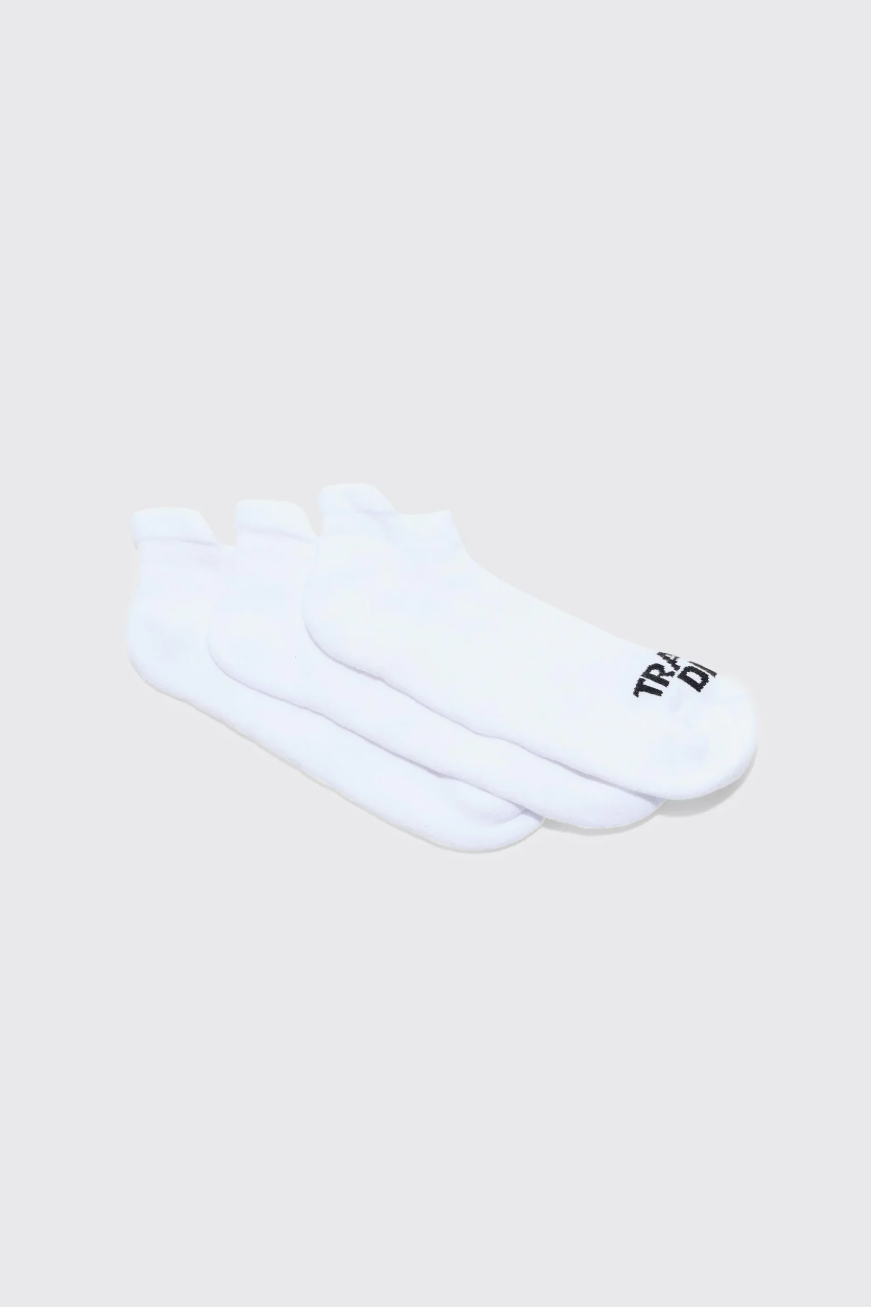 boohooMAN Active Training Dept Cushioned Trainer 3 Pack Socks | UK| Underwear & Socks|Underwear & Socks