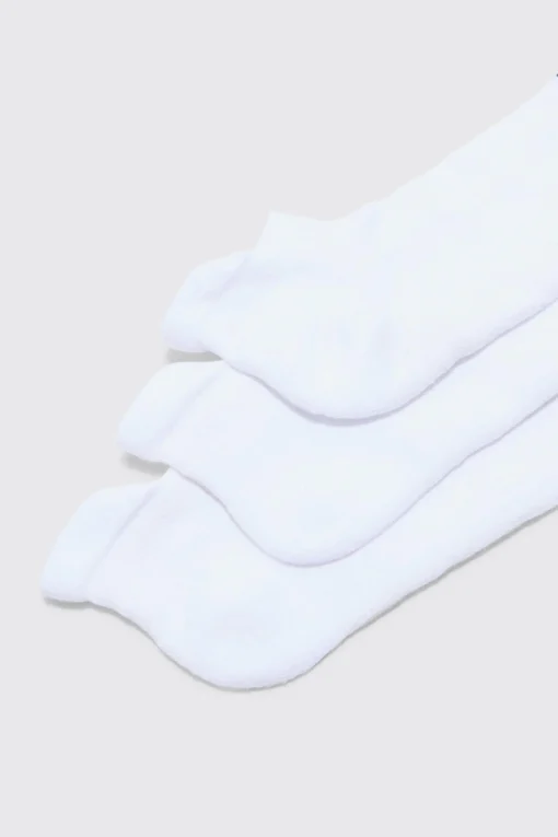 boohooMAN Active Training Dept Cushioned Trainer 3 Pack Socks | UK| Underwear & Socks|Underwear & Socks