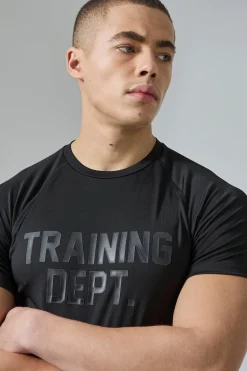 Active Training Dept Muscle Fit T-shirt | UK^boohooMAN Outlet