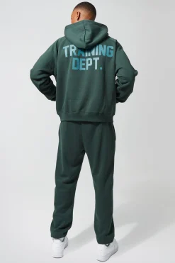 boohooMAN Active Training Dept Oversized Boxy Hoodie | UK| Hoodies & Sweatshirts