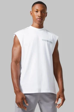 Active Training Dept Oversized Extended Tank | UK^boohooMAN Sale
