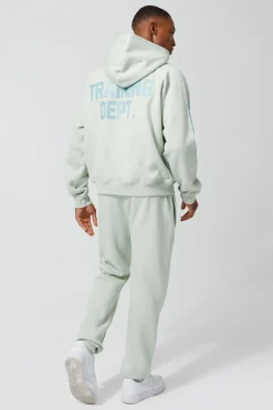 boohooMAN Active Training Dept Oversized Boxy Hoodie | UK| Hoodies & Sweatshirts