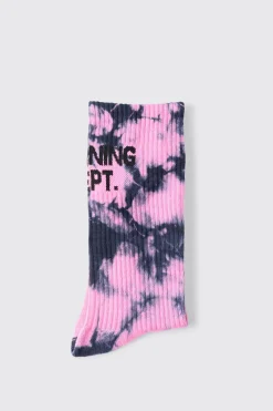 boohooMAN Active Training Dept Tie Dye Socks | UK| Underwear & Socks|Underwear & Socks