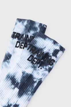 boohooMAN Active Training Dept Tie Dye Socks | UK| Underwear & Socks|Underwear & Socks
