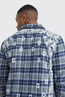 boohooMAN All Over Large Scale Bandana Check Shirt | UK| Shirts