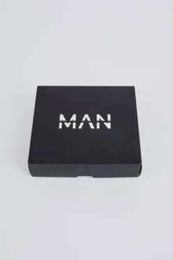 boohooMAN Aubergine Printed Boxers In Gift Box | UK| Underwear & Socks|Underwear & Socks