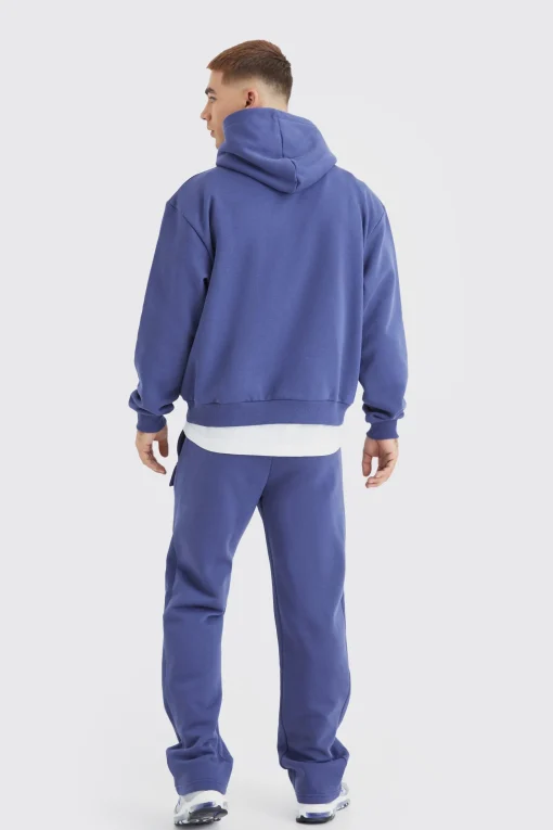 boohooMAN B Cargo Pocket Gusset Tracksuit | UK| Tracksuits
