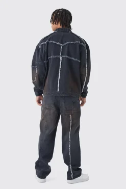 boohooMAN Baggy Fit Rigid Dirty Wash Carpenter Jeans | UK| Trousers|Sets & Co-Ords