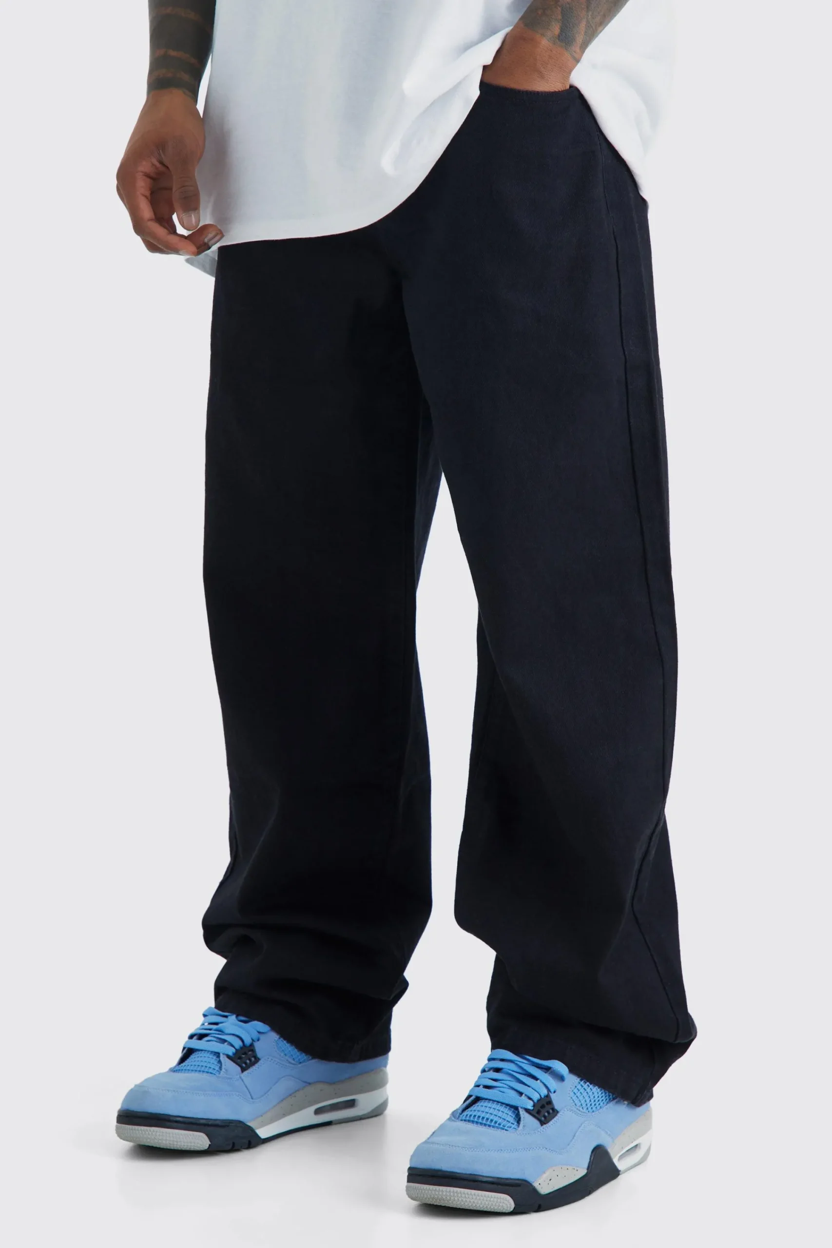 boohooMAN Baggy Rigid Jean | UK| Trousers|Jeans