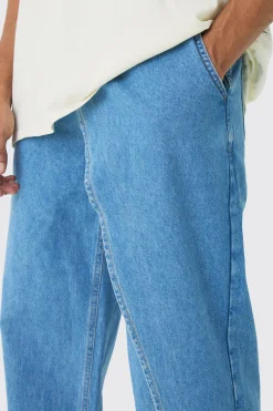 boohooMAN Baggy Rigid Overlay Jeans | UK| Trousers|Jeans