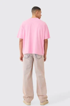 boohooMAN Baggy Rigid Tint Slit Knee Jeans | UK| Trousers|Jeans