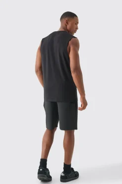 Basic Drop Armhole Tank | UK^boohooMAN Online