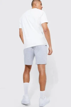 boohooMAN Basic Loose Fit Mid Length Jersey Short | UK| Shorts