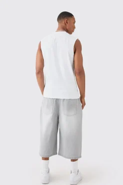 Basic Man Signature Tank | UK^boohooMAN New