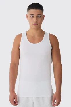 Basic Muscle Fit Vest | UK^boohooMAN Discount