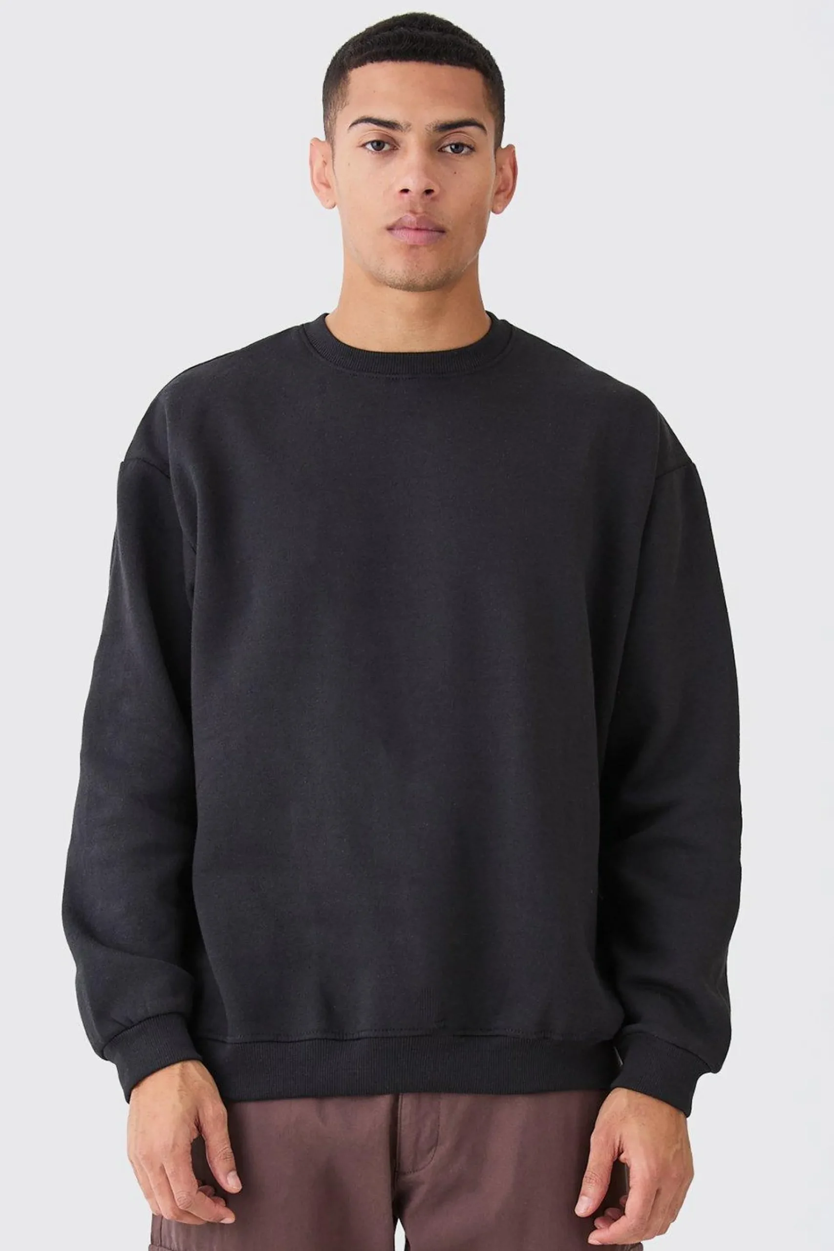 boohooMAN Basic Oversized Sweatshirt | UK| Hoodies & Sweatshirts