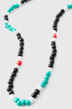 boohooMAN Bead Necklace In | UK| Jewellery & Watches