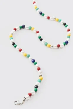 boohooMAN Beaded Necklace | UK| Jewellery & Watches