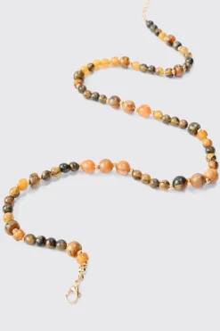 boohooMAN Beaded Necklace In | UK| Jewellery & Watches