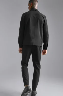 boohooMAN Nylon Technical Jacket And Trouser Set | UK| Sets & Co-Ords