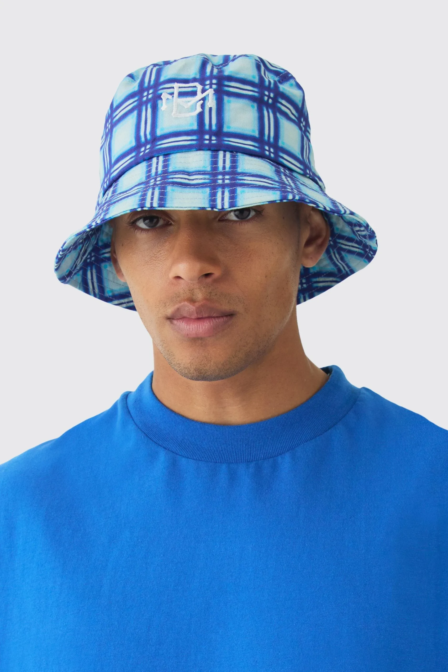 boohooMAN BM Checked Bucket Hat In | UK| Hats & Caps