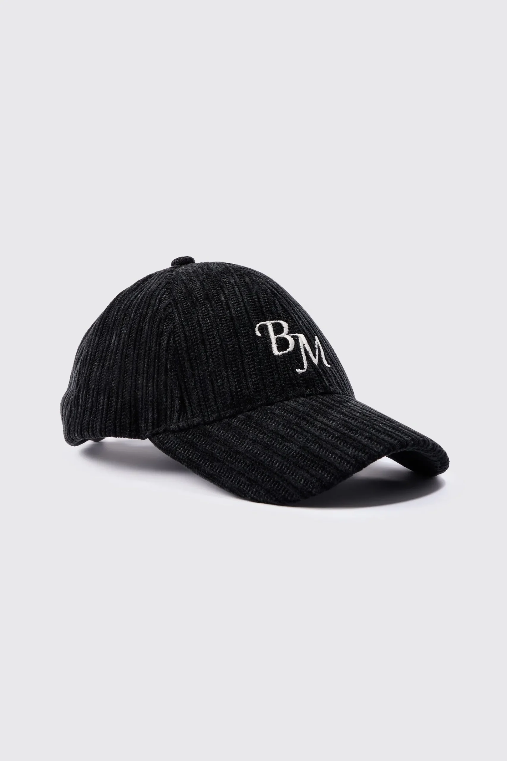 boohooMAN BM Embroidered Corduroy Cap In | UK| Hats & Caps