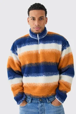boohooMAN Borg Quarter Zip Shirt | UK| Shirts