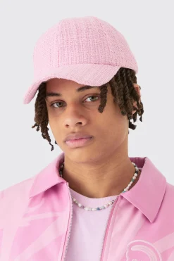 boohooMAN Boucle Texture Cap In | UK| Hats & Caps