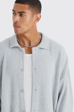 boohooMAN Boxy Fit Brushed Knit Cardigan | UK| Knitwear