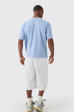 Boxy Floral Print Washed T-shirt | UK^boohooMAN Hot