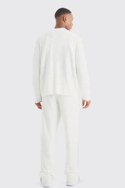 boohooMAN Boxy Fluffy Knitted Cardigan | UK| Knitwear