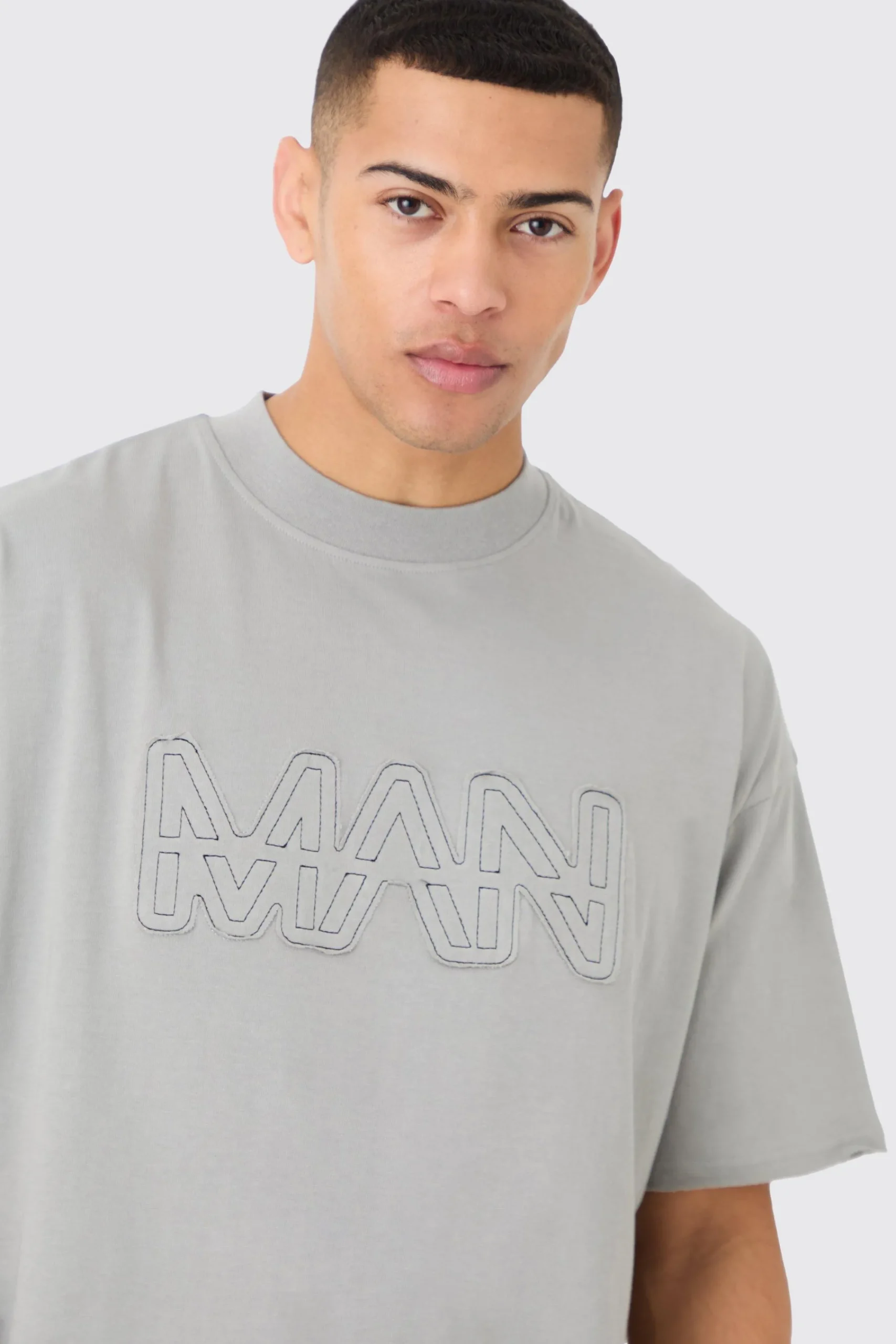 boohooMAN Boxy Man Distressed T-Shirt & Shorts Set | UK| Sets & Co-Ords|Tracksuits