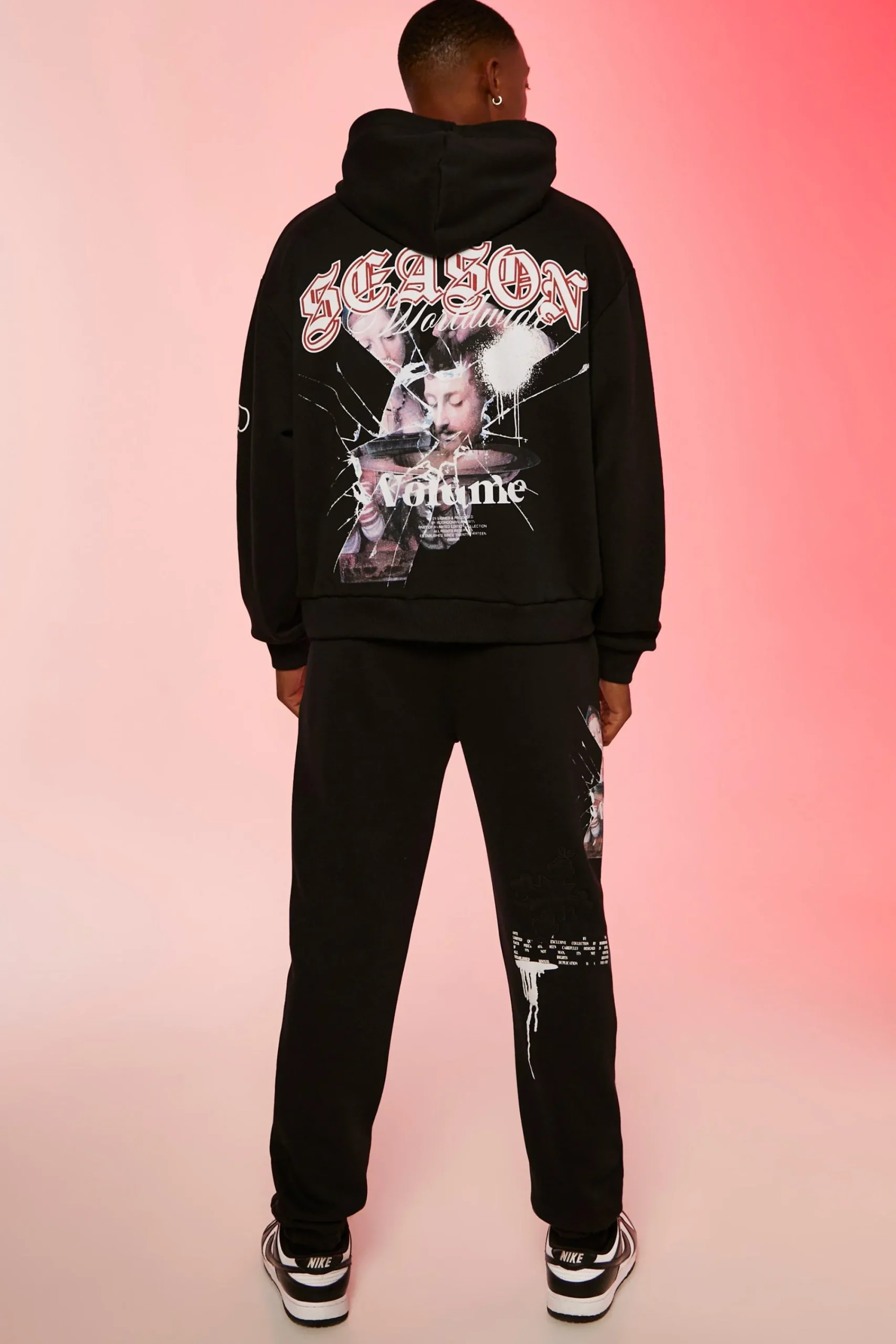 boohooMAN Boxy Renaissance Puff Print Hoodie | UK| Hoodies & Sweatshirts