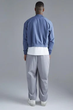 boohooMAN Boxy Technical Stretch Smart Bomber | UK| Coats & Jackets