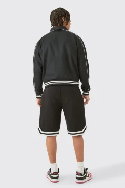 boohooMAN Boxy Twill Moto Collared Bomber Jacket In | UK| Coats & Jackets