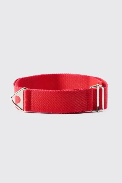 boohooMAN Buckle Detail Nylon Belt In | UK| Belts